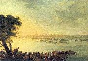 Catherine II leaving Kaniow in 1787. Jan Bogumil Plersch